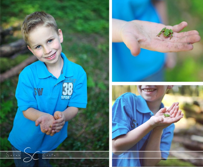 Portrait on Left, 2 square on right